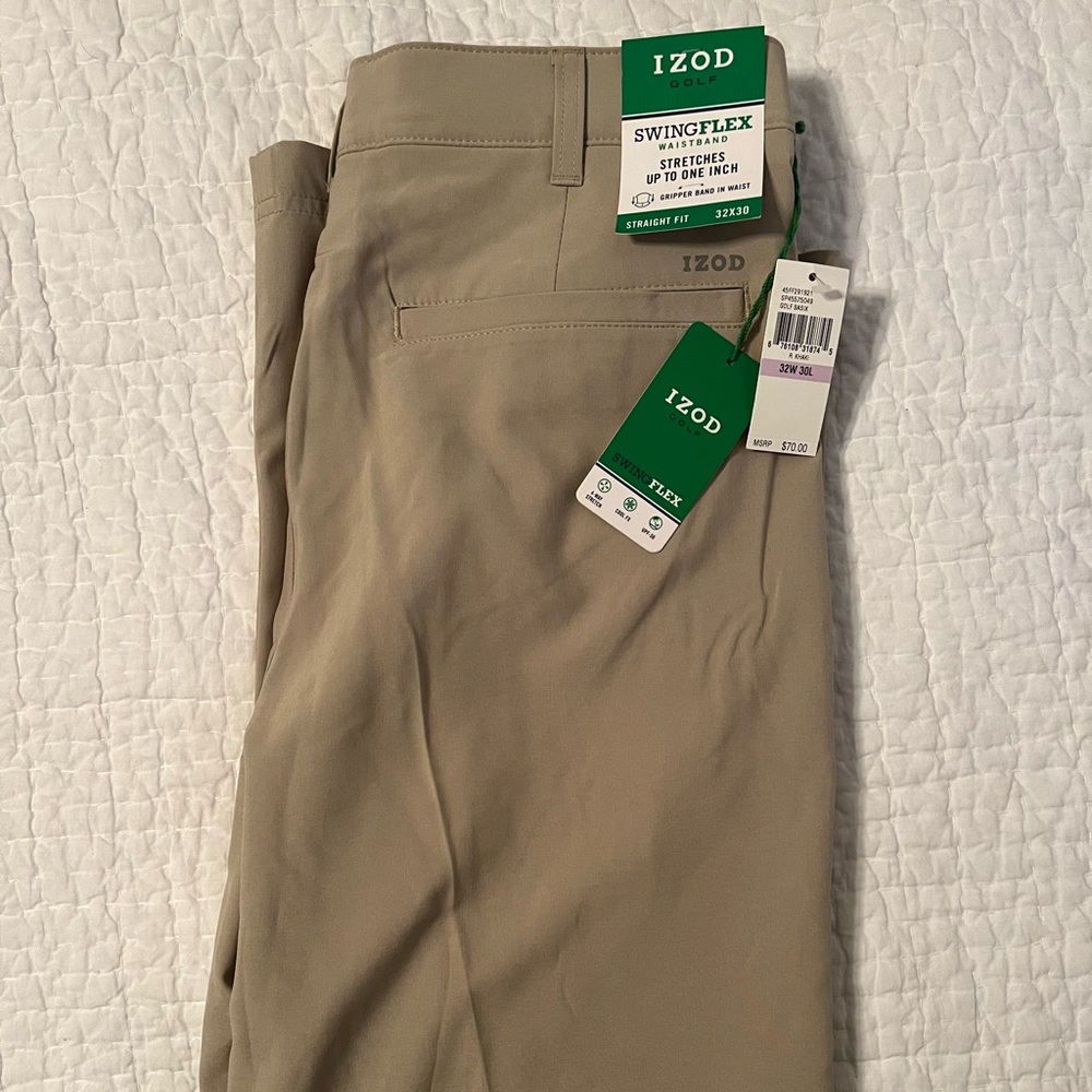 New Izod golf pants. Never worn.